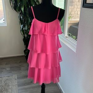5 ruffle tier dress